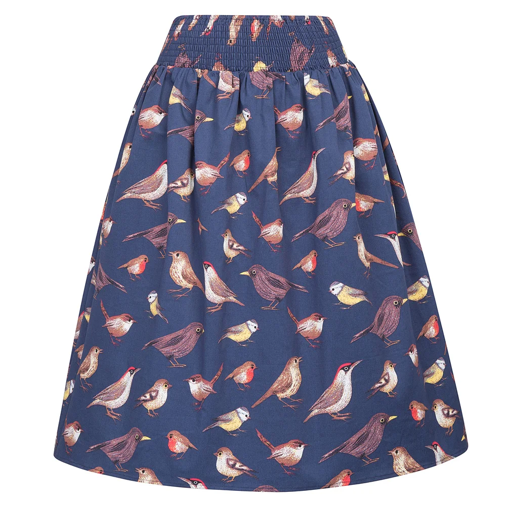 2017 Summer Women Skirt Vintage Animal Birds Fruit Lemon Floral Print High Waist Ball Gown Pleated Midi Skater Skirts Saias New
2017 Summer Women Skirt Vintage Animal Birds Fruit Lemon Floral Print High Waist Ball Gown Pleated Midi Skater Skirts Saias New
