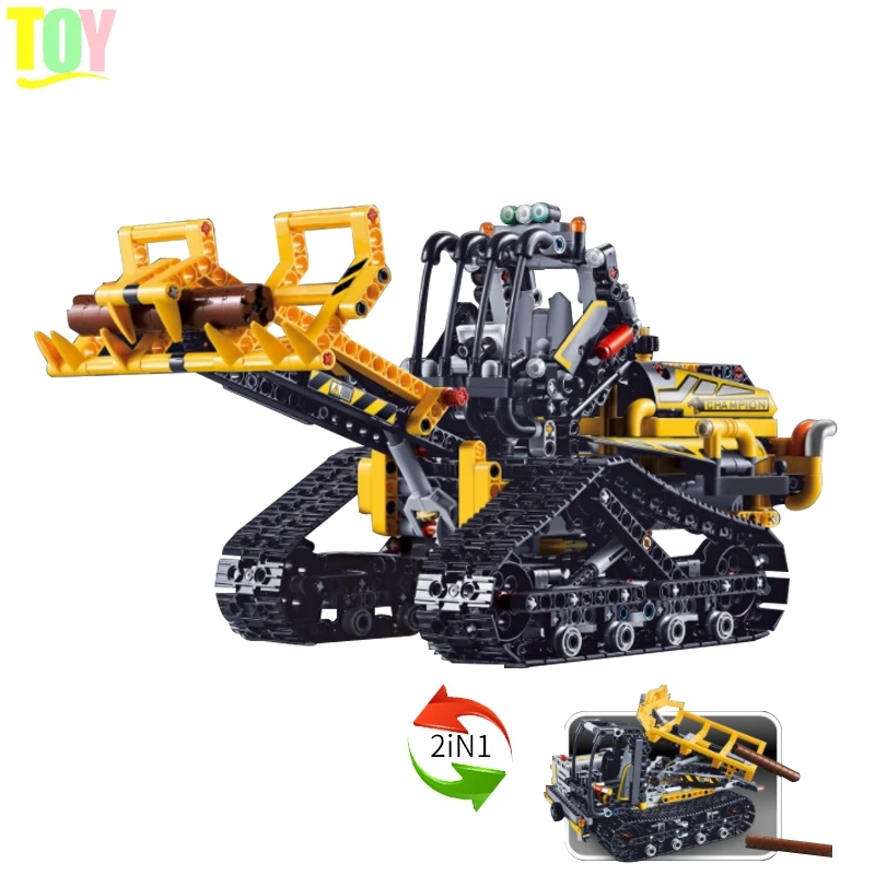 863Pcs DIY Legoing Technic 2 IN 1 Yellow Crawler Truck Model Building Blocks Toys for Children Compatible Legoings Juguetes Gift
863Pcs DIY Legoing Technic 2 IN 1 Yellow Crawler Truck Model Building Blocks Toys for Children Compatible Legoings Juguetes Gift