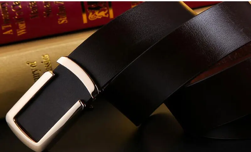 mens leather belt with gold name plate