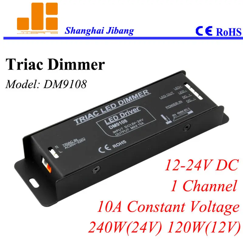 Free Shipping Triac dimmable driver, Traic dimming driver, pwm led driver,1channel/12V/24V/10A/240W pn:DM9108
Free Shipping Triac dimmable driver, Traic dimming driver, pwm led driver,1channel/12V/24V/10A/240W pn:DM9108