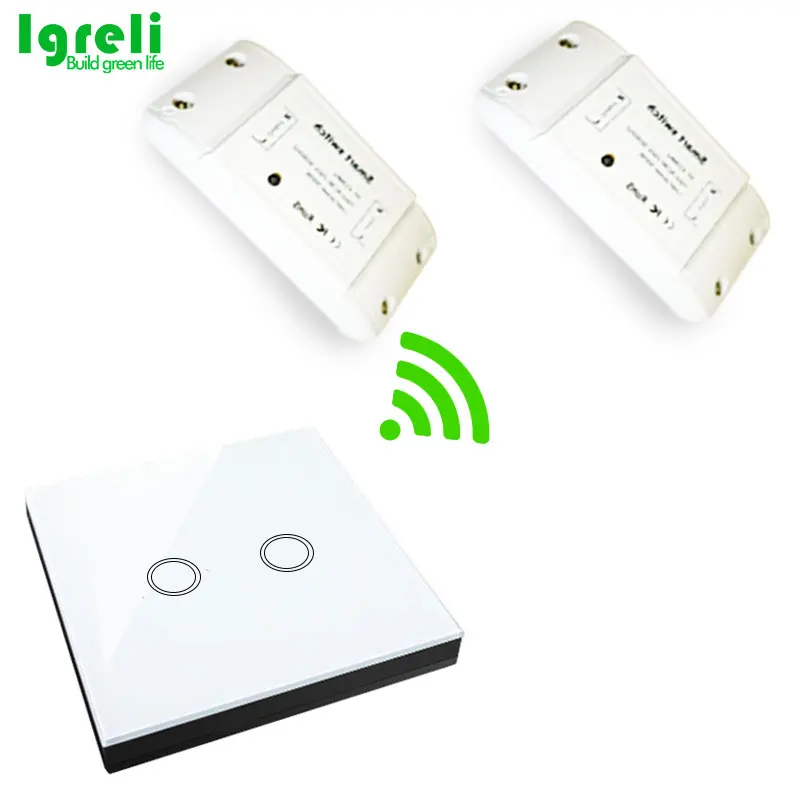 2018 Hot Sale Ac 90-250v Home Wireless Receiver Transmitter Touch Switch Glass Panel Crystal Remote Control Shape Rf 433mhz
2018 Hot Sale Ac 90-250v Home Wireless Receiver Transmitter Touch Switch Glass Panel Crystal Remote Control Shape Rf 433mhz