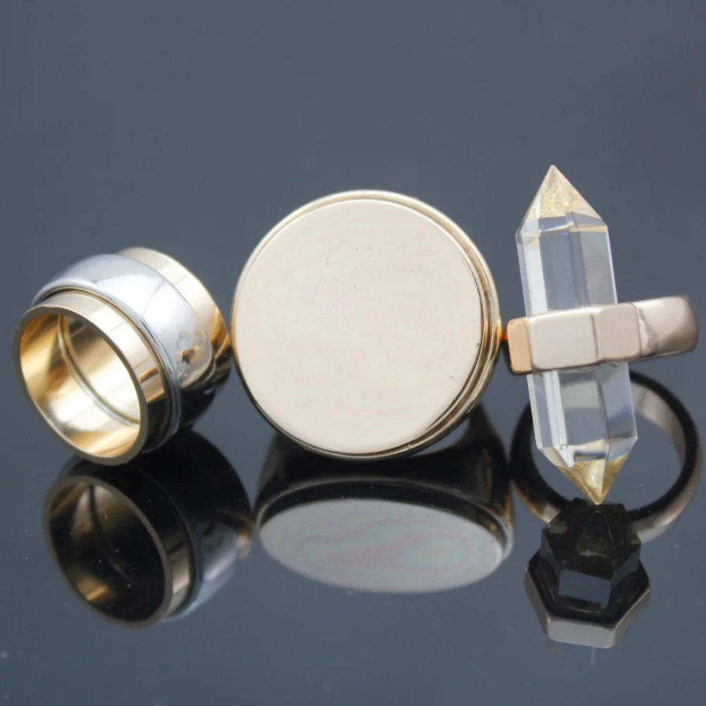Jewelry Men anel Wedding Bijoux Gold Clear Quartz Stone Spike Bali Braided Stone Disc Flat Band Stainless Steel Finger Ring Set
Jewelry Men anel Wedding Bijoux Gold Clear Quartz Stone Spike Bali Braided Stone Disc Flat Band Stainless Steel Finger Ring Set