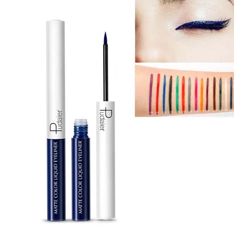 Pudaier Colorful Liquid Eyeliner Makeup Waterproof oogpotlood Pigment Matte Green White Eye Liner Pen For Eyes Make Up Tools
Pudaier Colorful Liquid Eyeliner Makeup Waterproof oogpotlood Pigment Matte Green White Eye Liner Pen For Eyes Make Up Tools