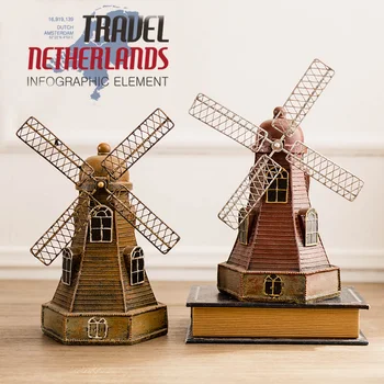 Handmade Vintage Resin Piggy Bank Holland Dutch windmill decoration ornaments home children's room crafts ornaments
Handmade Vintage Resin Piggy Bank Holland Dutch windmill decoration ornaments home children's room crafts ornaments