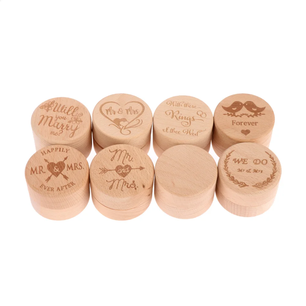 Wood Ring Box Jewelry Holder Rustic Wedding Engagement Case Valentine's Day Vintage Round Necklace Storage Box Wooden Case
Wood Ring Box Jewelry Holder Rustic Wedding Engagement Case Valentine's Day Vintage Round Necklace Storage Box Wooden Case