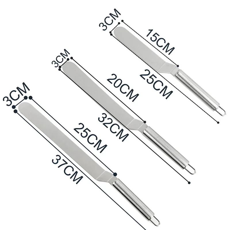 6/8/10 InchesStainless Steel Cream Spatula For Cake DIY Cake Decorating Tools Kitchen Baking & Pastry Tools Cake Butter
6/8/10 InchesStainless Steel Cream Spatula For Cake DIY Cake Decorating Tools Kitchen Baking & Pastry Tools Cake Butter