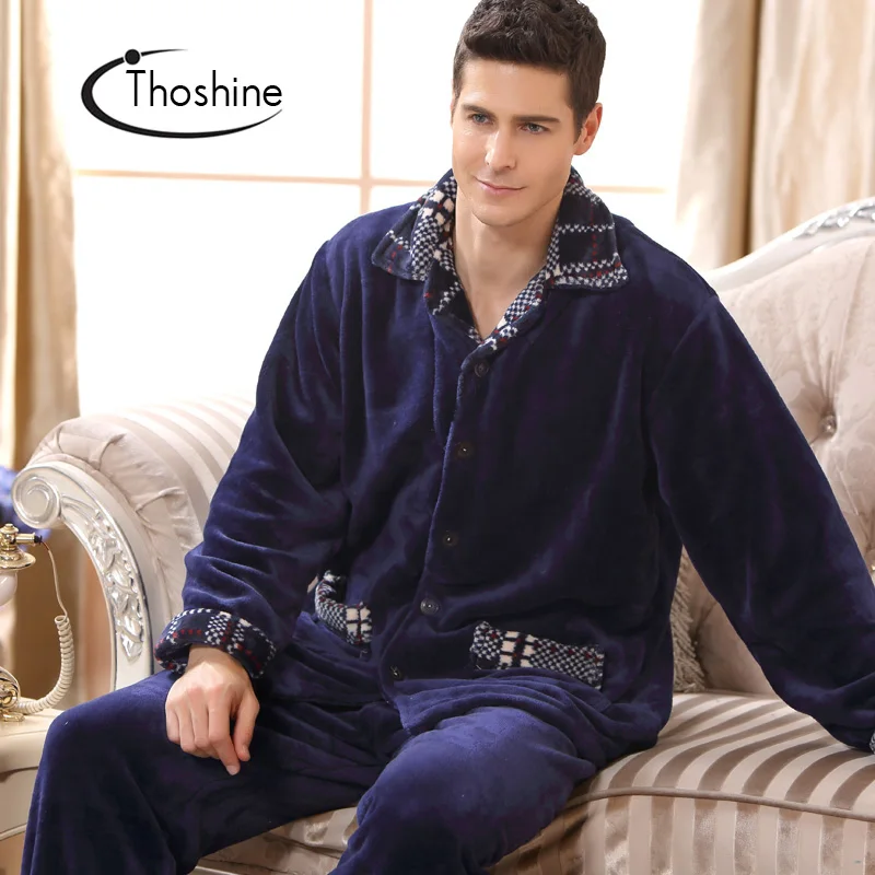 2019 Winter Spring Thick Coral Fleece Men Warm Pajamas Sets of Sleep Tops & Shorts Flannel Sleepwear Male Thermal Home Clothing
2019 Winter Spring Thick Coral Fleece Men Warm Pajamas Sets of Sleep Tops & Shorts Flannel Sleepwear Male Thermal Home Clothing