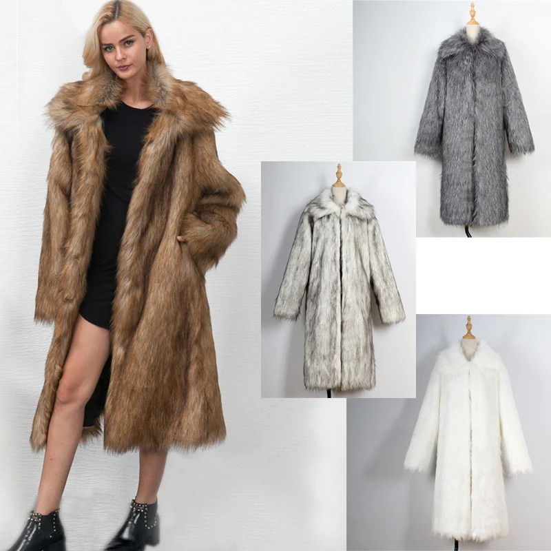 Lanshifei Long Soft Fur Jacket Faux Fox Fur Parka Long Coat Woman Winter China Faux Fur Coat Long Coat Jacket Imitation Fur Coat
Lanshifei Long Soft Fur Jacket Faux Fox Fur Parka Long Coat Woman Winter China Faux Fur Coat Long Coat Jacket Imitation Fur Coat