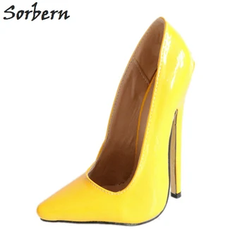 Sorbern Yellow Pointy Shoes Women 18Cm Women Pumps High Heels Slip On African Party Shoes 2018 Footwear Woman Custom Color
Sorbern Yellow Pointy Shoes Women 18Cm Women Pumps High Heels Slip On African Party Shoes 2018 Footwear Woman Custom Color