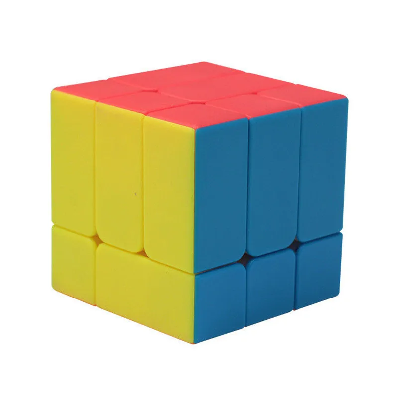 

ZCube Bandaged Irregular B 3x3x3 stickerless magic cube Speed Puzzle Toy Twist Brain Teaser Ultra-Smooth Multi-Color Gift
