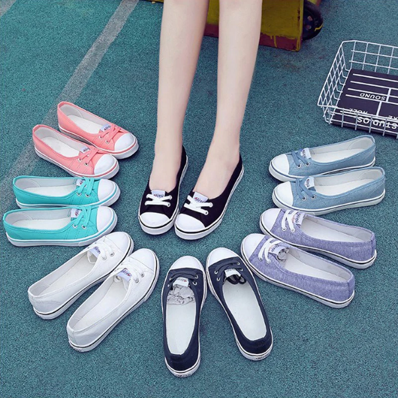 Summer Women Flat Canvas Shoes Casual Slip on Student Shallow Vulcanize Shoes Sneakers Ladies Footwear LDW1041
Summer Women Flat Canvas Shoes Casual Slip on Student Shallow Vulcanize Shoes Sneakers Ladies Footwear LDW1041