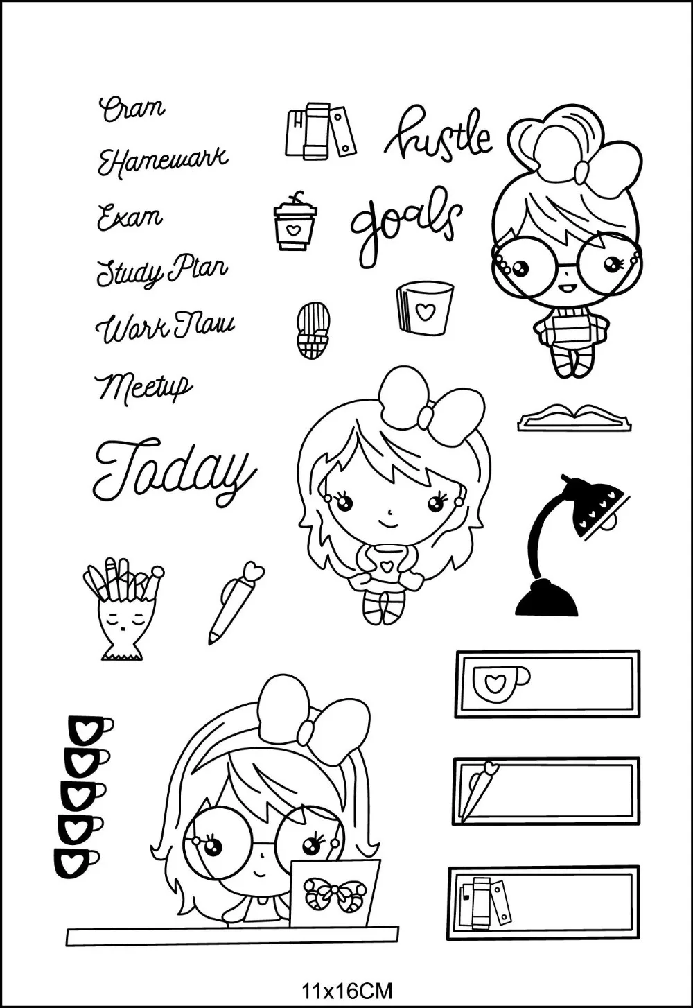 Girl stamp Clear Stamp for Scrapbooking Transparent Silicone Rubber DIY Photo Album Decor 821
Girl stamp Clear Stamp for Scrapbooking Transparent Silicone Rubber DIY Photo Album Decor 821