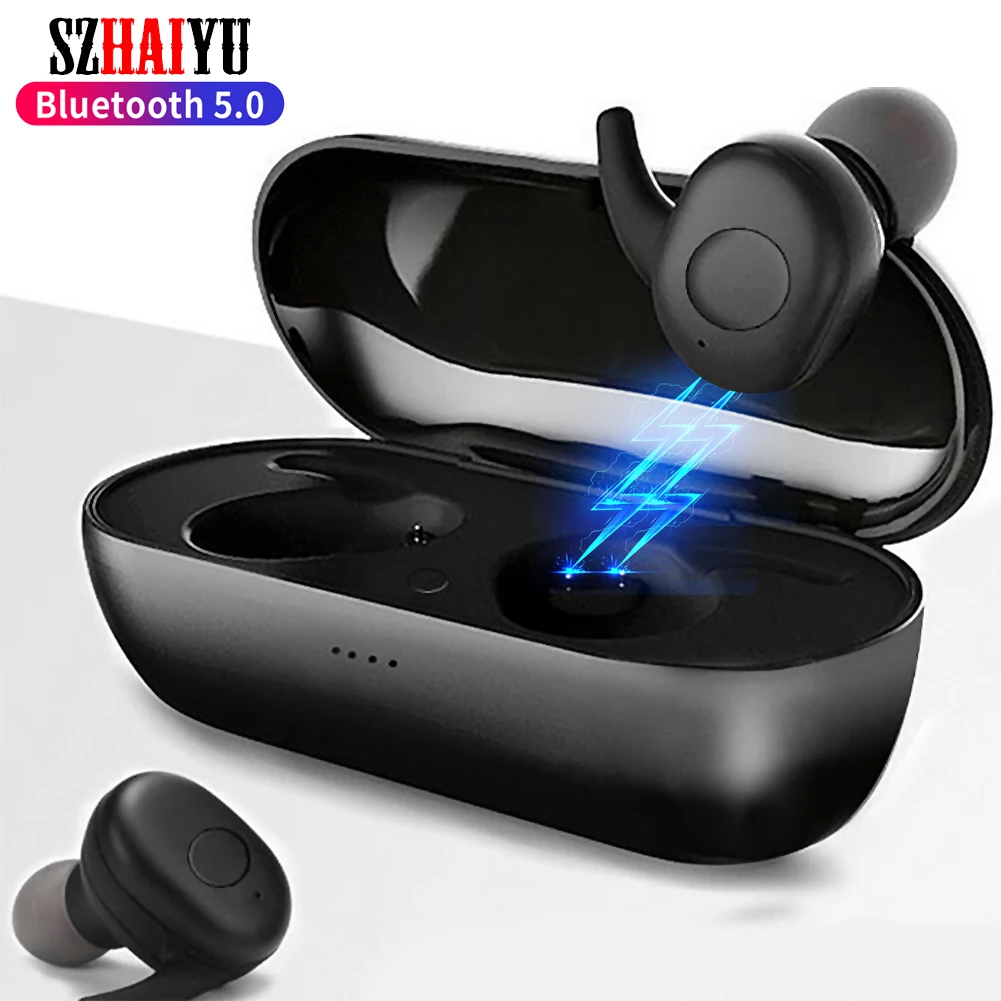 Wireless Earbuds TWS 5.0 Bluetooth Headset Sports Earphone Mini 3D Stereo Sound with Portable Microphone Charging box
Wireless Earbuds TWS 5.0 Bluetooth Headset Sports Earphone Mini 3D Stereo Sound with Portable Microphone Charging box