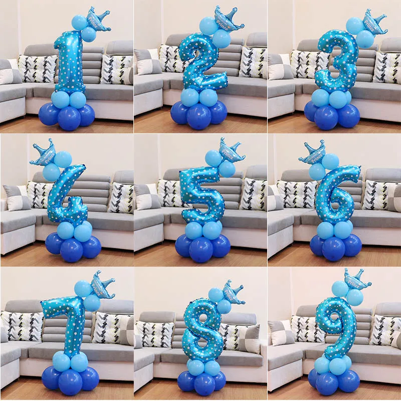 1set/packing Number Balloons Foil Crown Air Ball For Happy Birthday Wedding Party Decorat Baby Shower Kids Party Favor Supplies
1set/packing Number Balloons Foil Crown Air Ball For Happy Birthday Wedding Party Decorat Baby Shower Kids Party Favor Supplies