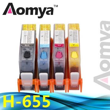 Aomya 4 PCS Refillable Ink Cartridge Replacement for HP 655 with ARC Chips for deskjet 3525 5525 4615 4625 4525 6520 6525 6625
Aomya 4 PCS Refillable Ink Cartridge Replacement for HP 655 with ARC Chips for deskjet 3525 5525 4615 4625 4525 6520 6525 6625