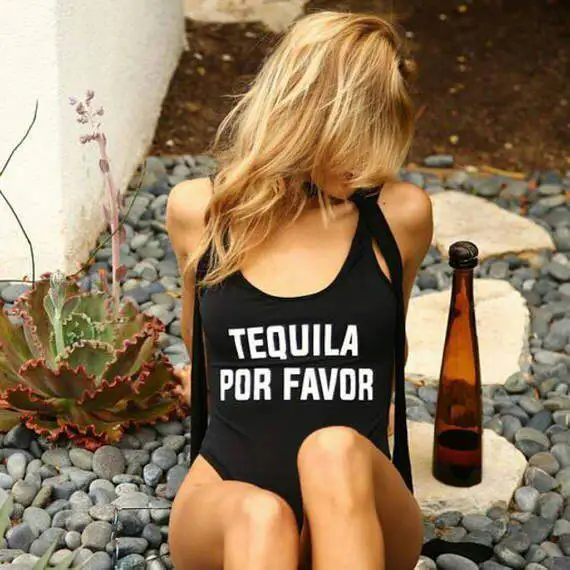 TEQUILA POR FAVOR Letter Custom SWIMSuit One Piece Swimwear Bathing suit Women Sexy Bodysuit Funny Swimsuits Jumpsuits Rompers
TEQUILA POR FAVOR Letter Custom SWIMSuit One Piece Swimwear Bathing suit Women Sexy Bodysuit Funny Swimsuits Jumpsuits Rompers