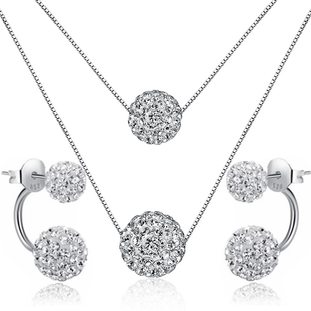 100% Silver 925 Jewelry Sets for Women Flash Necklaces& Earrings Multilayer Double Choker Statement Necklace Set
100% Silver 925 Jewelry Sets for Women Flash Necklaces& Earrings Multilayer Double Choker Statement Necklace Set