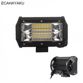ECAHAYAKU 2 x Double Rows 5"inch 72W 6000K IP68 Car LED Light Bar Flood Lamp for Offroad 4WD SUV Truck Trailer 4x4 ATV Excavator
ECAHAYAKU 2 x Double Rows 5"inch 72W 6000K IP68 Car LED Light Bar Flood Lamp for Offroad 4WD SUV Truck Trailer 4x4 ATV Excavator