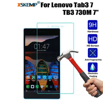 XSKEMP Tempered Glass Screen Protector Film For Lenovo Tab3 7 TB3 730M 7" Ultra Clear 9H Hardness 0.3mm Tablet Protective Guard
XSKEMP Tempered Glass Screen Protector Film For Lenovo Tab3 7 TB3 730M 7" Ultra Clear 9H Hardness 0.3mm Tablet Protective Guard