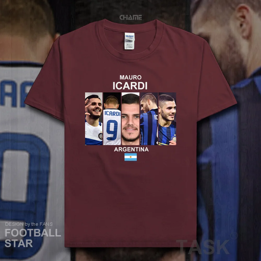 Mauro Icardi t shirt men 2018 jersey Argentina milan footballer star tshirt 100% cotton fitness t-shirt clothes summer tees 20
Mauro Icardi t shirt men 2018 jersey Argentina milan footballer star tshirt 100% cotton fitness t-shirt clothes summer tees 20