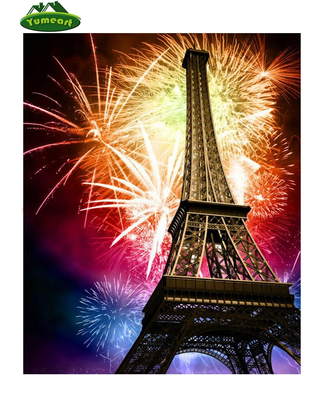 New Diamond Painting Fireworks Cross Stitch Paintings of Rhinestone Diamond Embroidery Eiffel Tower Landscape Diamond Puzzle
New Diamond Painting Fireworks Cross Stitch Paintings of Rhinestone Diamond Embroidery Eiffel Tower Landscape Diamond Puzzle