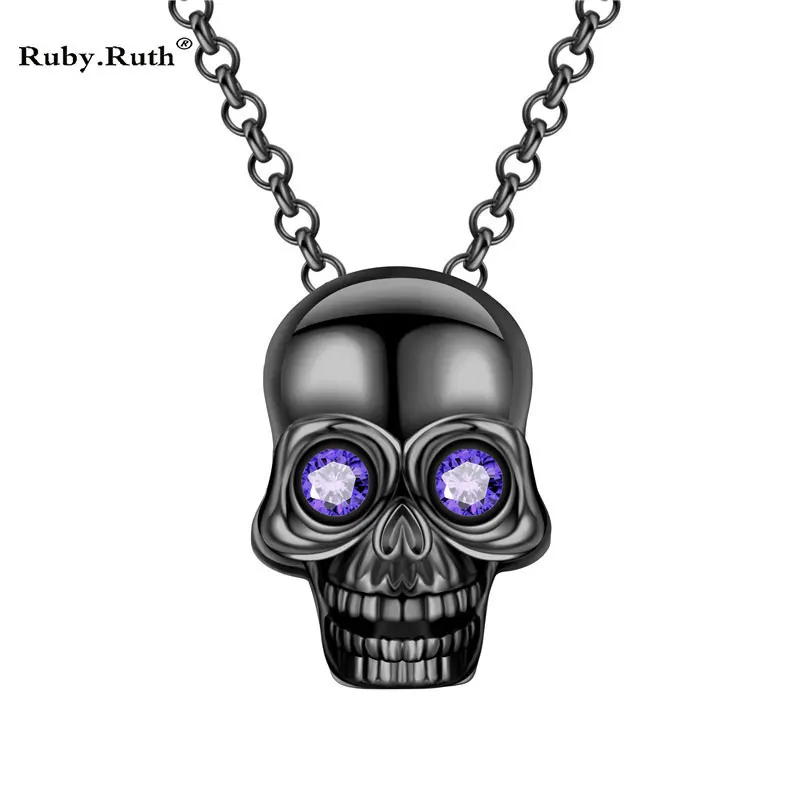 Gothic Stereo Skull Zircon Crystals Necklace Pendant Chain Skull Man Woman Necklaces Jewelry Dropshipping
Gothic Stereo Skull Zircon Crystals Necklace Pendant Chain Skull Man Woman Necklaces Jewelry Dropshipping
