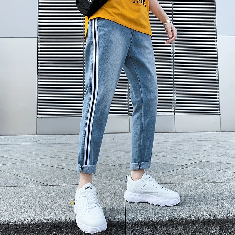 2019 Spring And Summer New Korean Version Of The Tide Male Comfortable Slim Feet Couple Harajuku Casual Jeans
2019 Spring And Summer New Korean Version Of The Tide Male Comfortable Slim Feet Couple Harajuku Casual Jeans