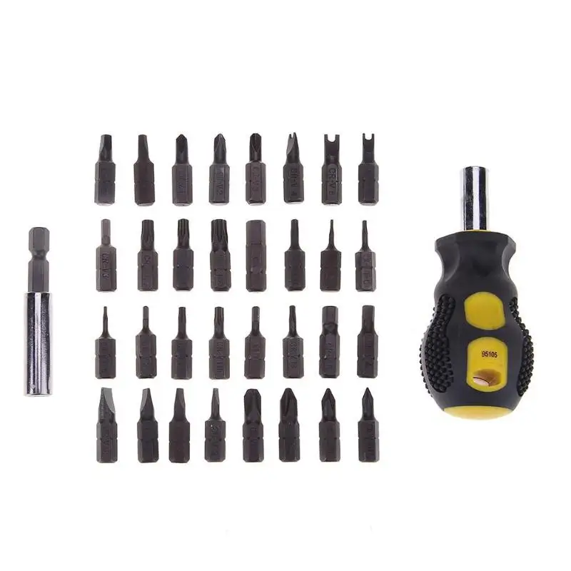 34pcs Magnetic Screwdriver Bits Phillips Torx Microtech Screwdriver Set Screw Driver Bit Set Multifunction Hand Tool kit
34pcs Magnetic Screwdriver Bits Phillips Torx Microtech Screwdriver Set Screw Driver Bit Set Multifunction Hand Tool kit