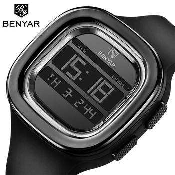 BENYAR Men's Sports and Leisure LED Chronograph Watch Men's Digital Clock Men's Military Silicone Watch Clock Relogio Masculino
BENYAR Men's Sports and Leisure LED Chronograph Watch Men's Digital Clock Men's Military Silicone Watch Clock Relogio Masculino