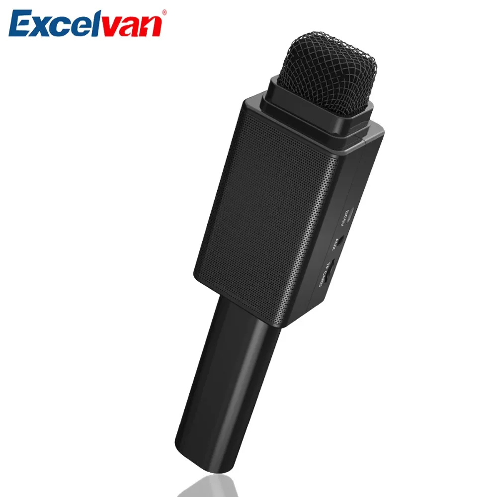 

Excelvan H6 Wireless Karaoke Microphone With 3 Magic Voice Mode PA System Bluetooth 4.1 Speaker Portable Hand-Held Mic Fun