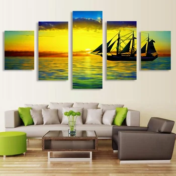 5pcs Canvas HD Landscape Painting Decoration Oil Painting Sea Boat On Canvas Wall Art Home Decor Wall Pictures Living Room
5pcs Canvas HD Landscape Painting Decoration Oil Painting Sea Boat On Canvas Wall Art Home Decor Wall Pictures Living Room