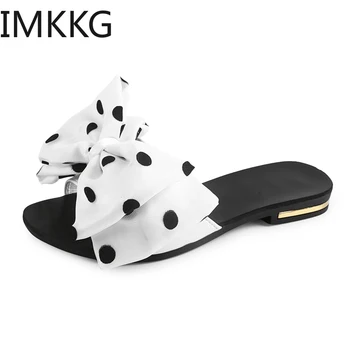 Big Size 41 women 2019 Sweet Bowtie Flip Flops Fashion Polka Dot Slippers Flat Shoes Women Summer Beach Slides A00209
Big Size 41 women 2019 Sweet Bowtie Flip Flops Fashion Polka Dot Slippers Flat Shoes Women Summer Beach Slides A00209