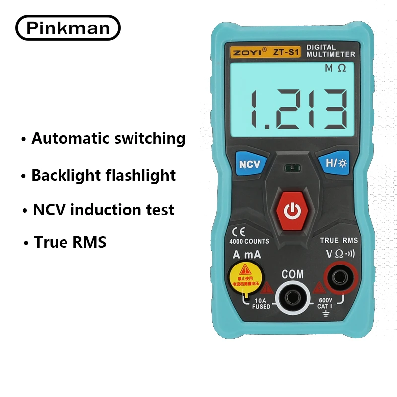 AC DC LCD Display Electric Handheld Voltmeter Ammeter Ohm Tester Meter Digital Multimeter Multimetro
AC DC LCD Display Electric Handheld Voltmeter Ammeter Ohm Tester Meter Digital Multimeter Multimetro