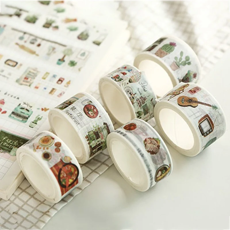 2019 Fresh Art Food And Life Washi Tape Adhesive Tape DIY Scrapbooking Sticker Label Masking Craft Tape
2019 Fresh Art Food And Life Washi Tape Adhesive Tape DIY Scrapbooking Sticker Label Masking Craft Tape