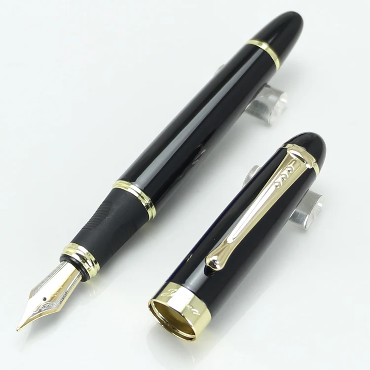 Jinhao X450 Luxury Dark Green 0.7mm Broad Nib Fountain Pen 18KGP Gold Trim xk 