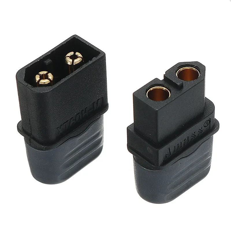 New 1 Pair 5 Pairs 10 Pairs 20 Pairs Amass XT60H Plug Connector Black With Sheath Housing Male & Female
New 1 Pair 5 Pairs 10 Pairs 20 Pairs Amass XT60H Plug Connector Black With Sheath Housing Male & Female
