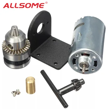 ALLSOME DC 12-36V Lathe Press 555 Motor With Miniature Hand Drill Chuck and Mounting Bracket HT2721
ALLSOME DC 12-36V Lathe Press 555 Motor With Miniature Hand Drill Chuck and Mounting Bracket HT2721