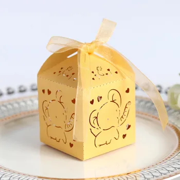 50pcs Elephant Laser Cut Hollow Favors Carton Chocolate Gift Box Dragees Candy Boxes with Ribbon Deco Mariage Wedding Party
50pcs Elephant Laser Cut Hollow Favors Carton Chocolate Gift Box Dragees Candy Boxes with Ribbon Deco Mariage Wedding Party