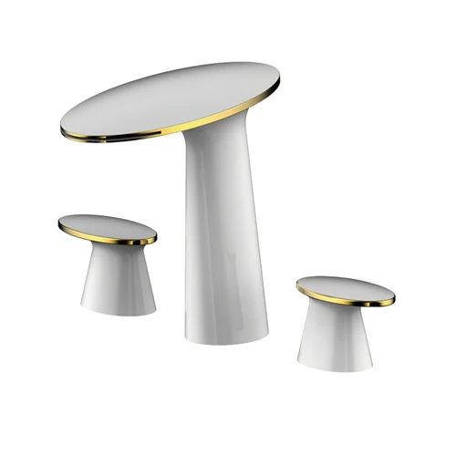 3 Holes widespread 8" Oval Handles Bathroom waterfall lavatory Sink Faucet mixer tap deck mounted gold white Color
3 Holes widespread 8" Oval Handles Bathroom waterfall lavatory Sink Faucet mixer tap deck mounted gold white Color