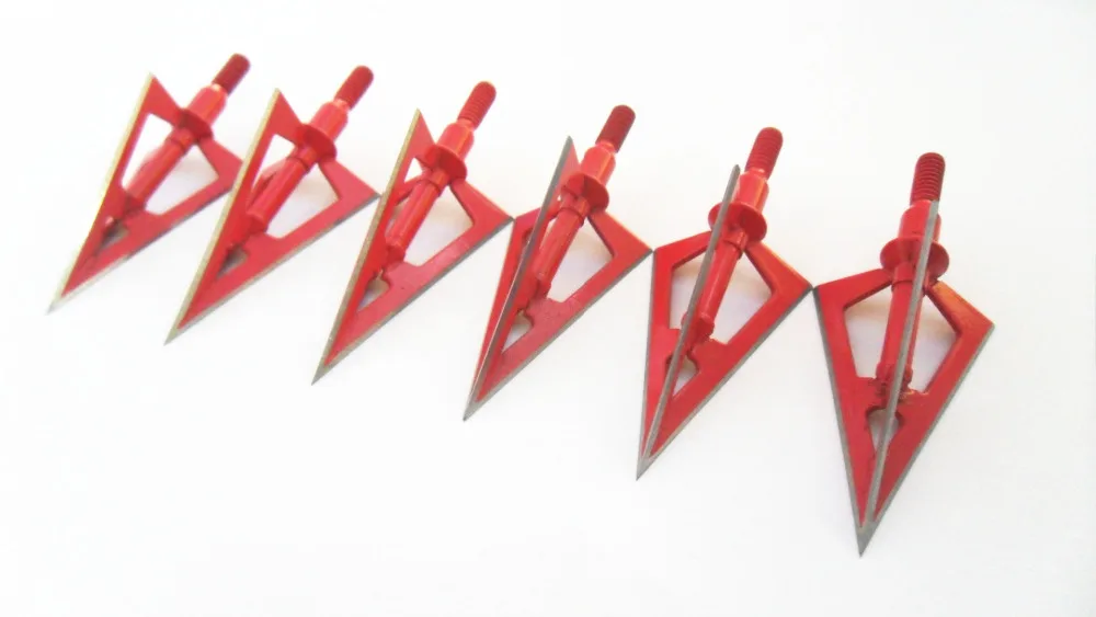 6PCs Red Stainless Steel Broadhead 100grain 3 Blade Arrowheads for Compound Bow and Crossbow Hunting
6PCs Red Stainless Steel Broadhead 100grain 3 Blade Arrowheads for Compound Bow and Crossbow Hunting
