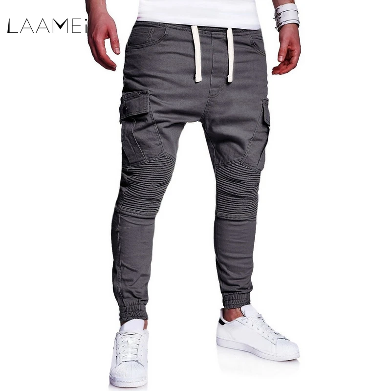LAAMEI Brand Men Pants Hip Harem Joggers Pants 2018 New Male Trousers Pencil Pants Solid Multi-pocket Pants Sweatpants M-4XL
LAAMEI Brand Men Pants Hip Harem Joggers Pants 2018 New Male Trousers Pencil Pants Solid Multi-pocket Pants Sweatpants M-4XL