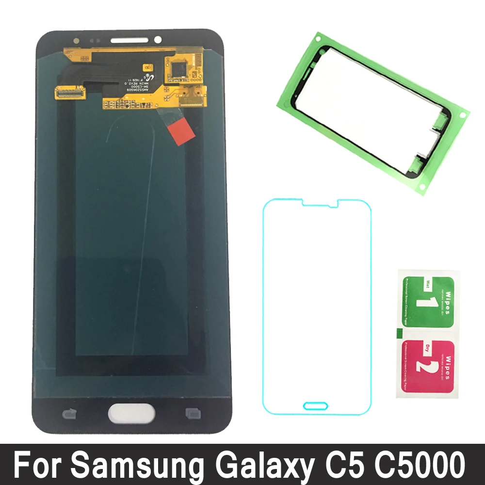 Super AMOLED For Samsung Galaxy C5 C5000 LCD Display Touch Screen Digitizer Assembly Replacement
Super AMOLED For Samsung Galaxy C5 C5000 LCD Display Touch Screen Digitizer Assembly Replacement