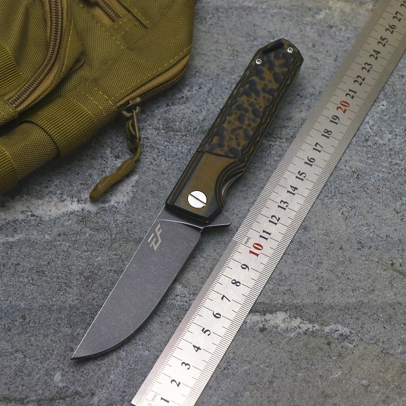 EF70 flip folding knife ball bearing D2 blade G10 handle outdoor camping multi-purpose hunting EDC tool
EF70 flip folding knife ball bearing D2 blade G10 handle outdoor camping multi-purpose hunting EDC tool