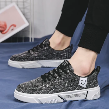 2019 Summer Men Vulcanized Shoes Fashion Fabric Snaekers Breathable Casual Shoes Lightweight Footwears Anti-skid Flats Sneakers
2019 Summer Men Vulcanized Shoes Fashion Fabric Snaekers Breathable Casual Shoes Lightweight Footwears Anti-skid Flats Sneakers