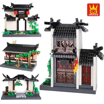 WANGE City Blocks Architecture Chinese Classical Hui-Style Landmark Building Blocks Assemble Ancients Bricks Children Toys Gifts
WANGE City Blocks Architecture Chinese Classical Hui-Style Landmark Building Blocks Assemble Ancients Bricks Children Toys Gifts