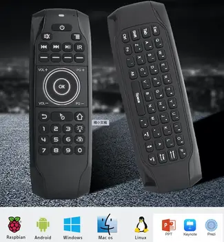 

G7 2.4GHz Wireless Remote Control With Air Mouse IR Learning Remote for TV BOX Smart TV Multi-media device IPTV Google TV Remote