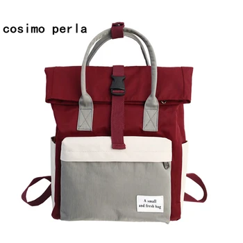 Retro Streetwear Backpack Men Cool Patchwork College Girls Korean Large Preppy Travel Waterproof Bookbag Hot Nylon Bagpack
Retro Streetwear Backpack Men Cool Patchwork College Girls Korean Large Preppy Travel Waterproof Bookbag Hot Nylon Bagpack