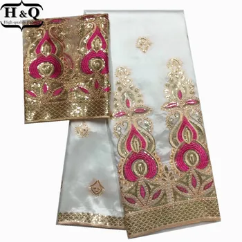 2018 Design African Style African George Lace Fabric And 2 Yards Tulle Lace Fabric With Sequins For Wedding Dress/ Party Clothes
2018 Design African Style African George Lace Fabric And 2 Yards Tulle Lace Fabric With Sequins For Wedding Dress/ Party Clothes