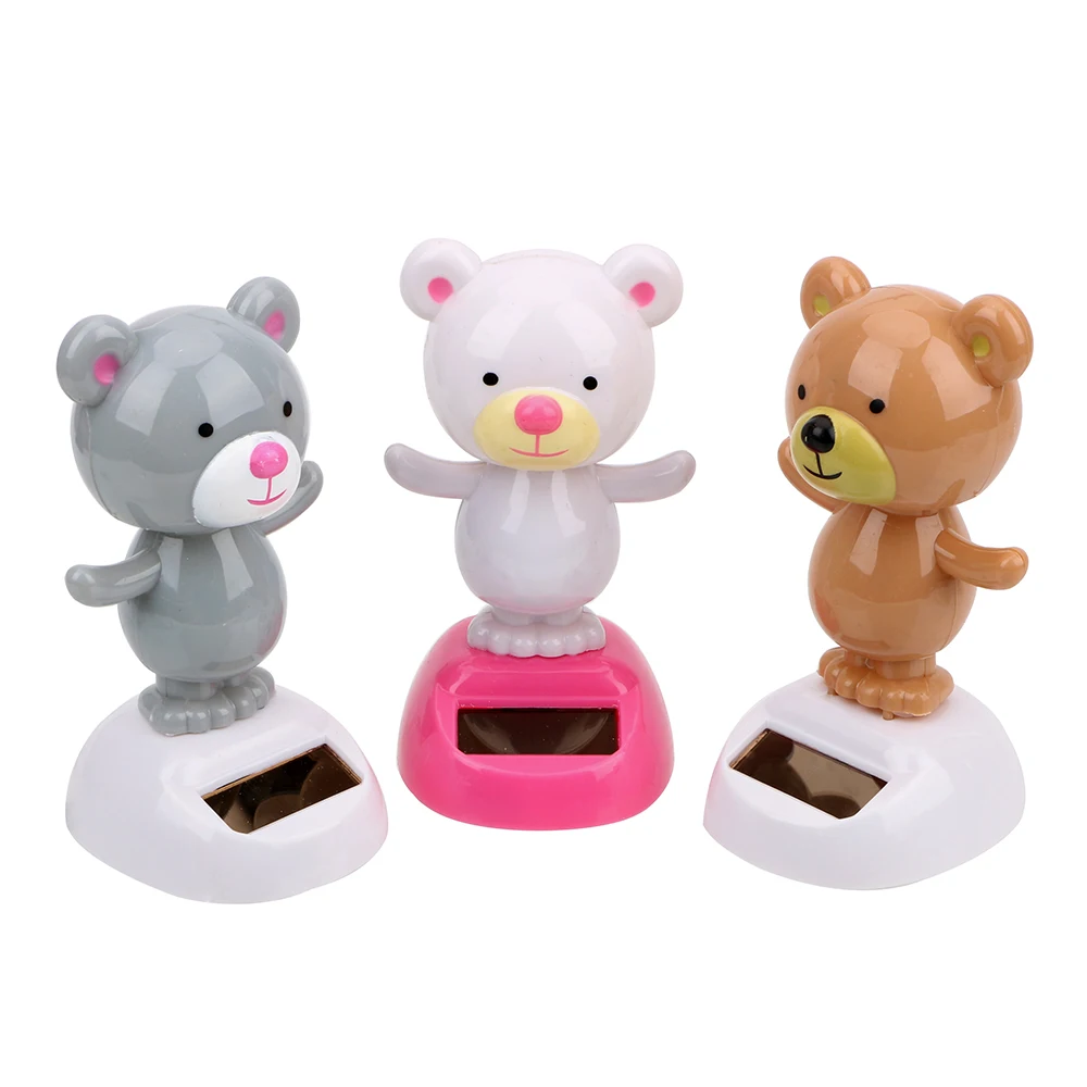 LEEPEE Cute Bear Dancing Toy Solar Powered Car Ornament Dashboard Decoration Interior Accessories Swinging Bobble Doll Toy
LEEPEE Cute Bear Dancing Toy Solar Powered Car Ornament Dashboard Decoration Interior Accessories Swinging Bobble Doll Toy