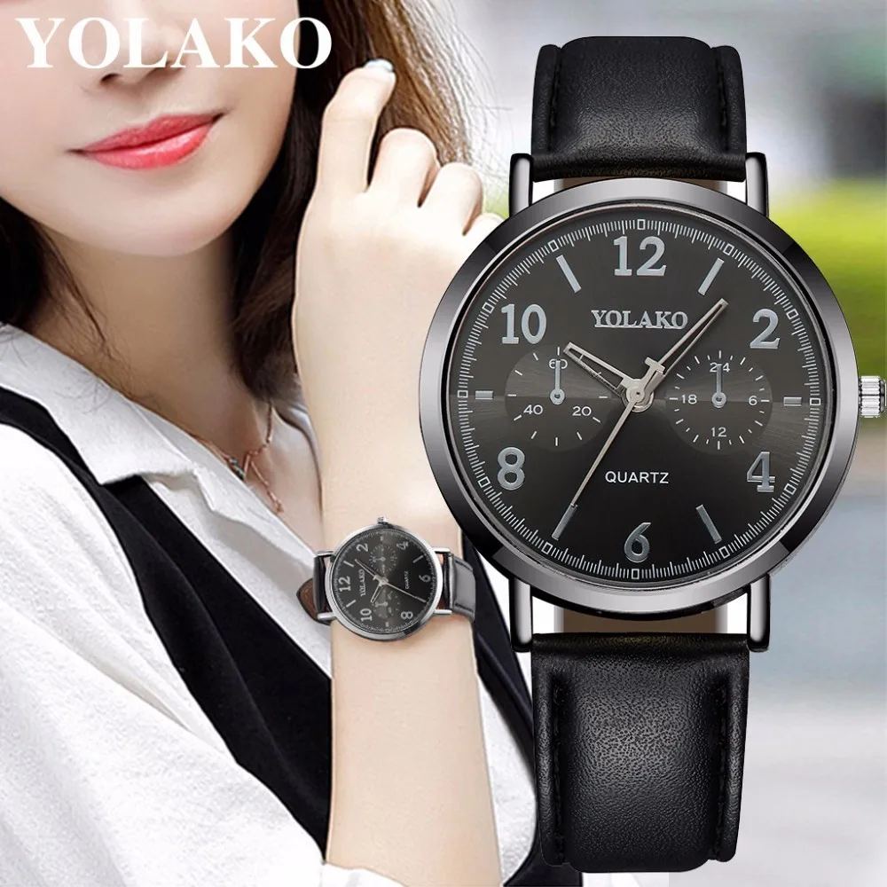 YOLAKO Brand Women Leather Analog Watch Luxury Quartz Wrist Watch Female Clock Relogio Feminino Dropshipping
YOLAKO Brand Women Leather Analog Watch Luxury Quartz Wrist Watch Female Clock Relogio Feminino Dropshipping